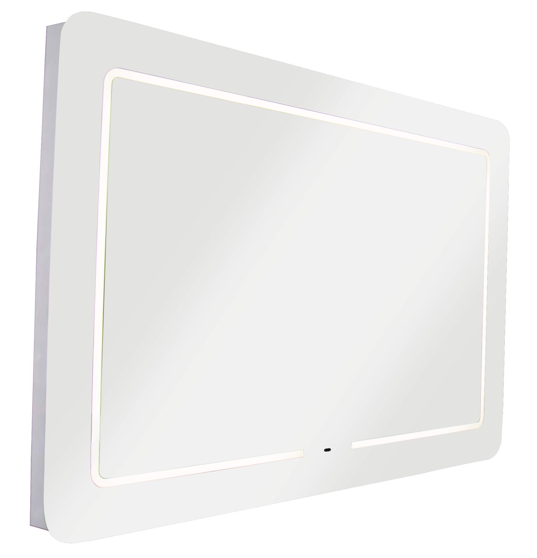 Croydex Flexi-Fix Chaumont Rectangular Wall-Mounted Bathroom & Wc Illuminated Contemporary Illuminated Mirror (H)60Cm (W)90Cm from B&Q