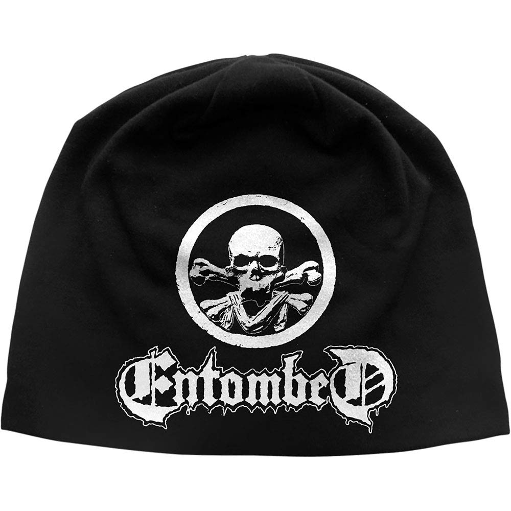 Entombed Skull Logo Official Beanie Hat Black