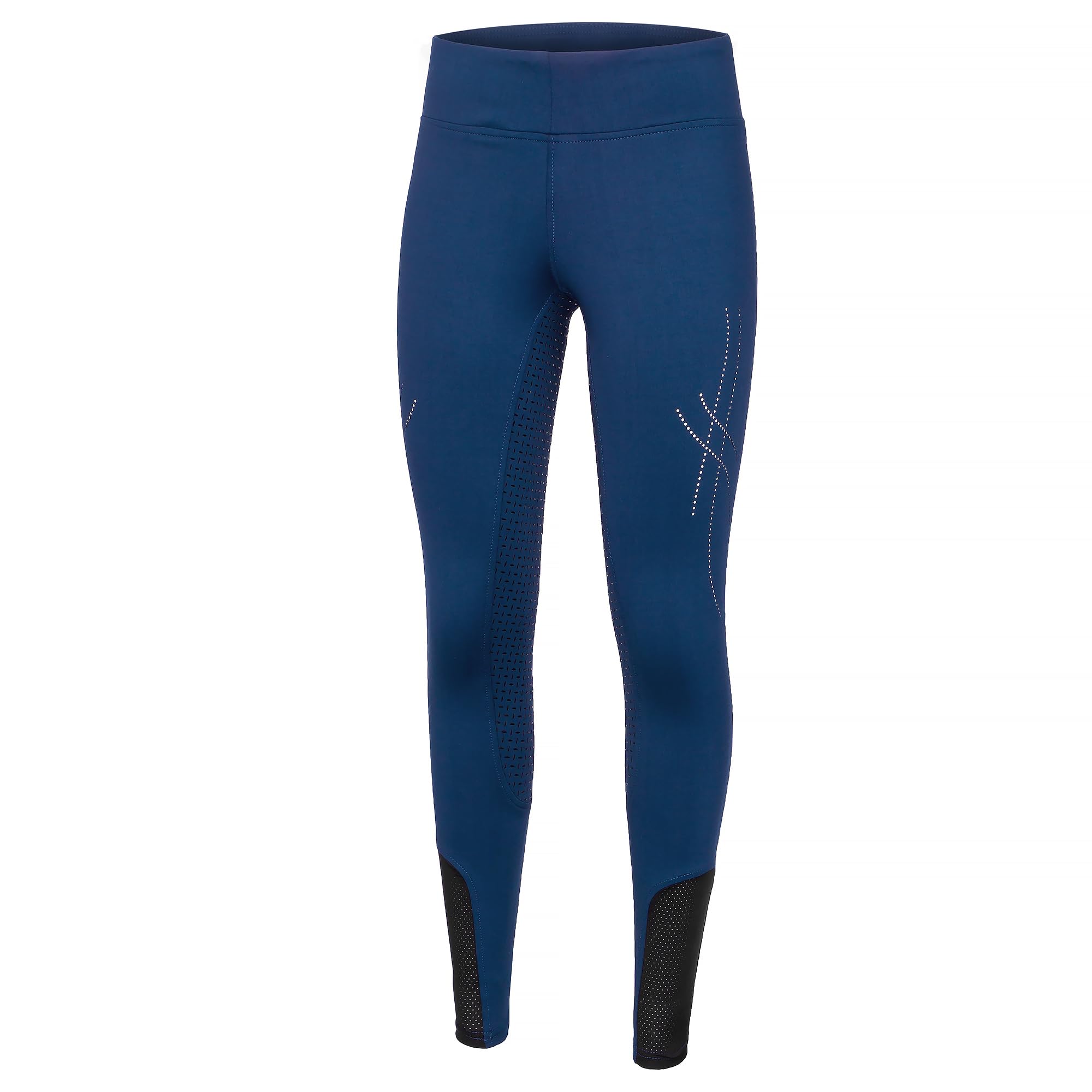 Start Hillingdon - Mallas de equitación para mujer con ribete completo de silicona, transpirables, elásticos, cintura alta, para entrenamiento