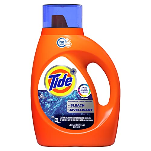 Product Image of the Tide Plus Bleach Alternative HE Turbo Clean Liquid Laundry Detergent, 46fl oz, 29 Loads