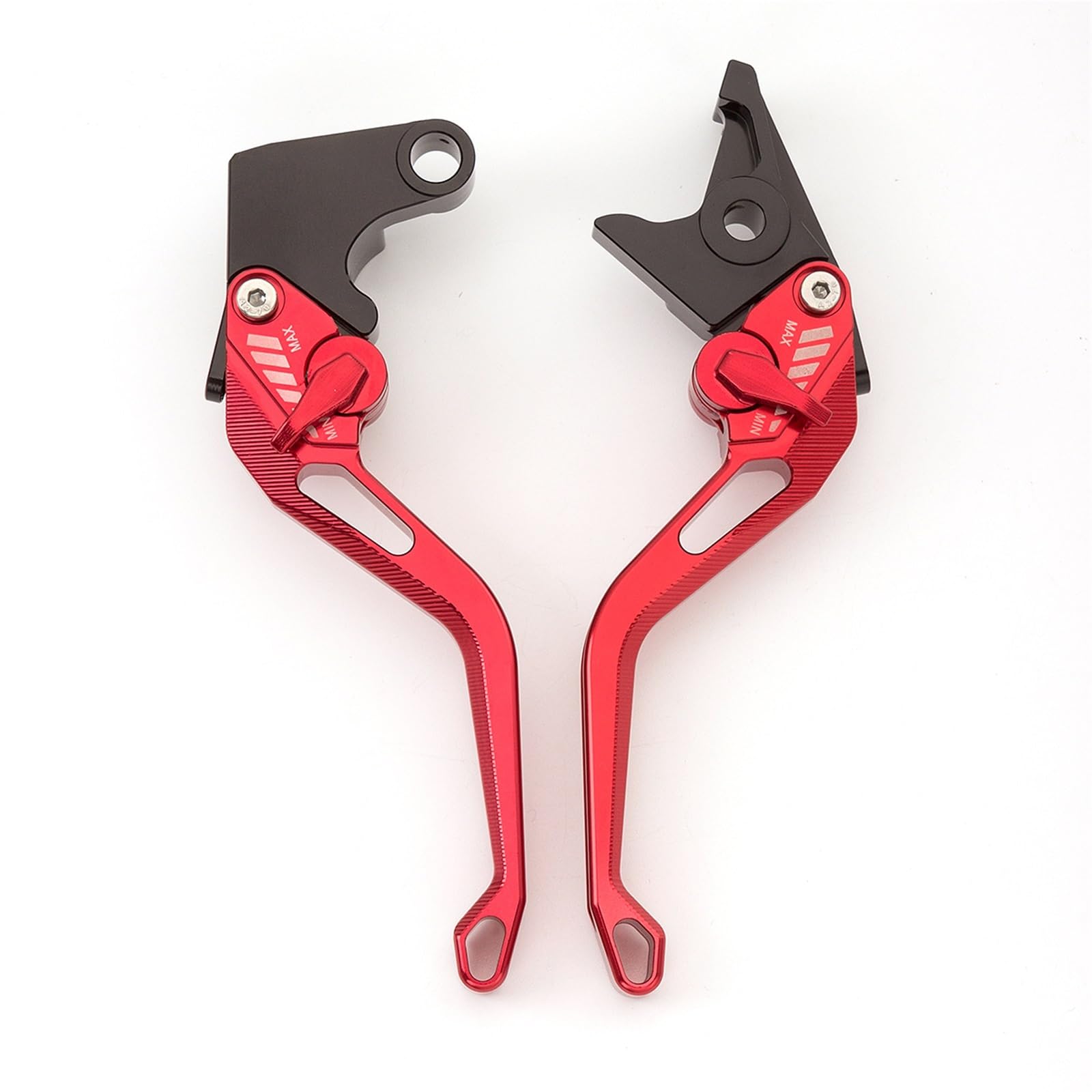 Jeviuwi Long Red Motorcycle Handlebar Brake Lever For Kawasaki For Z750 (Not For Z750s Model) 2007-2012 Adjustable Cnc Aluminum Motorcycle Brake Clutch Lever Handle Grip Motorcycle Brake Clutch Lever(Long Red)