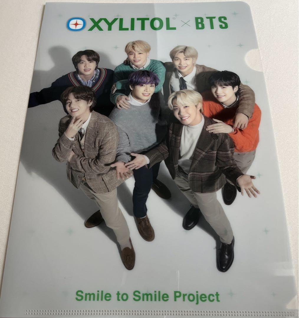 LOTTE XYLITOL × BTS クリアファイル XYLITOL×BTS オリジナルクリアファイル豪華8枚セットが抽選で