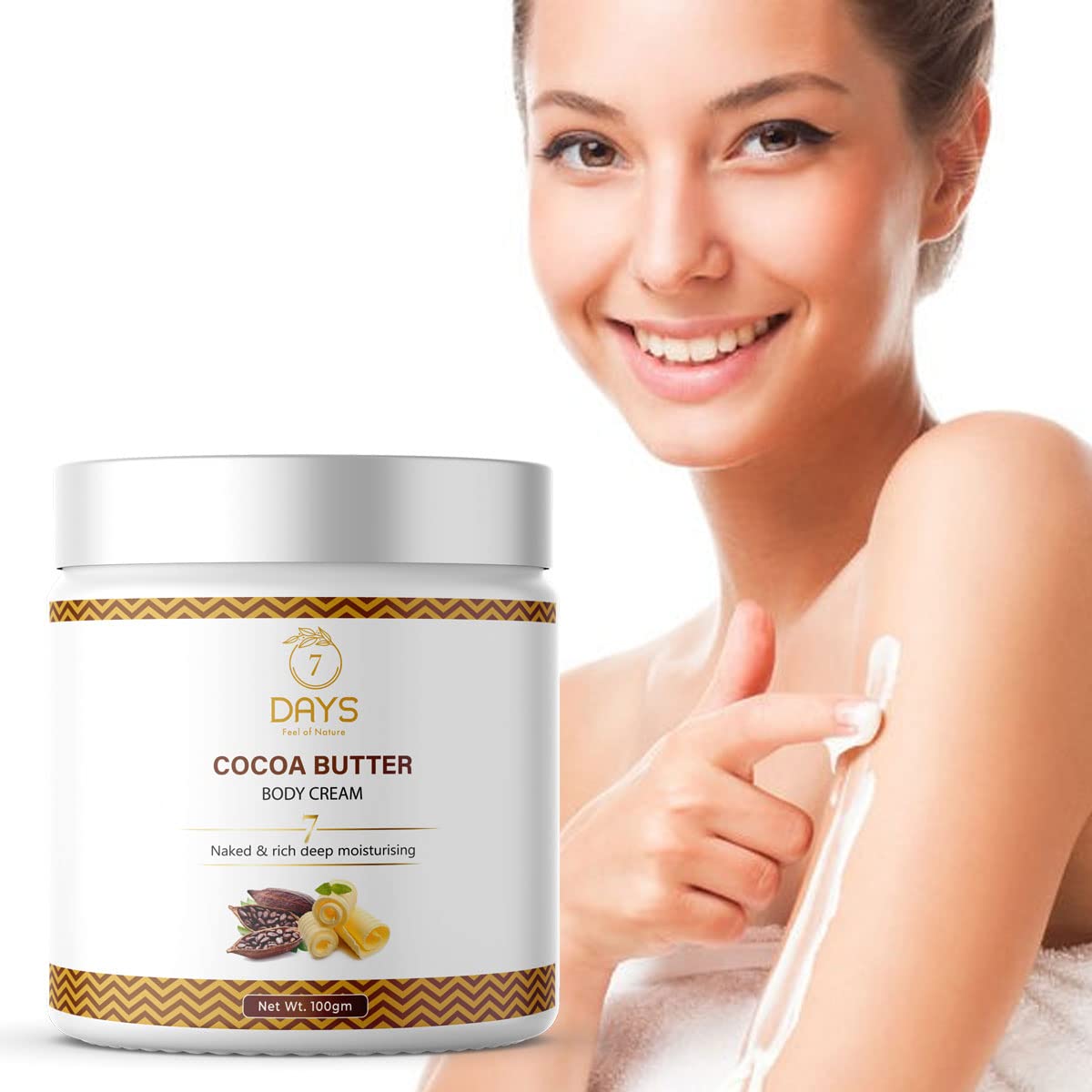 Buy Men's, Women's Cocoa Butter Body CreamFor Dry Skin 24 Hours Intense