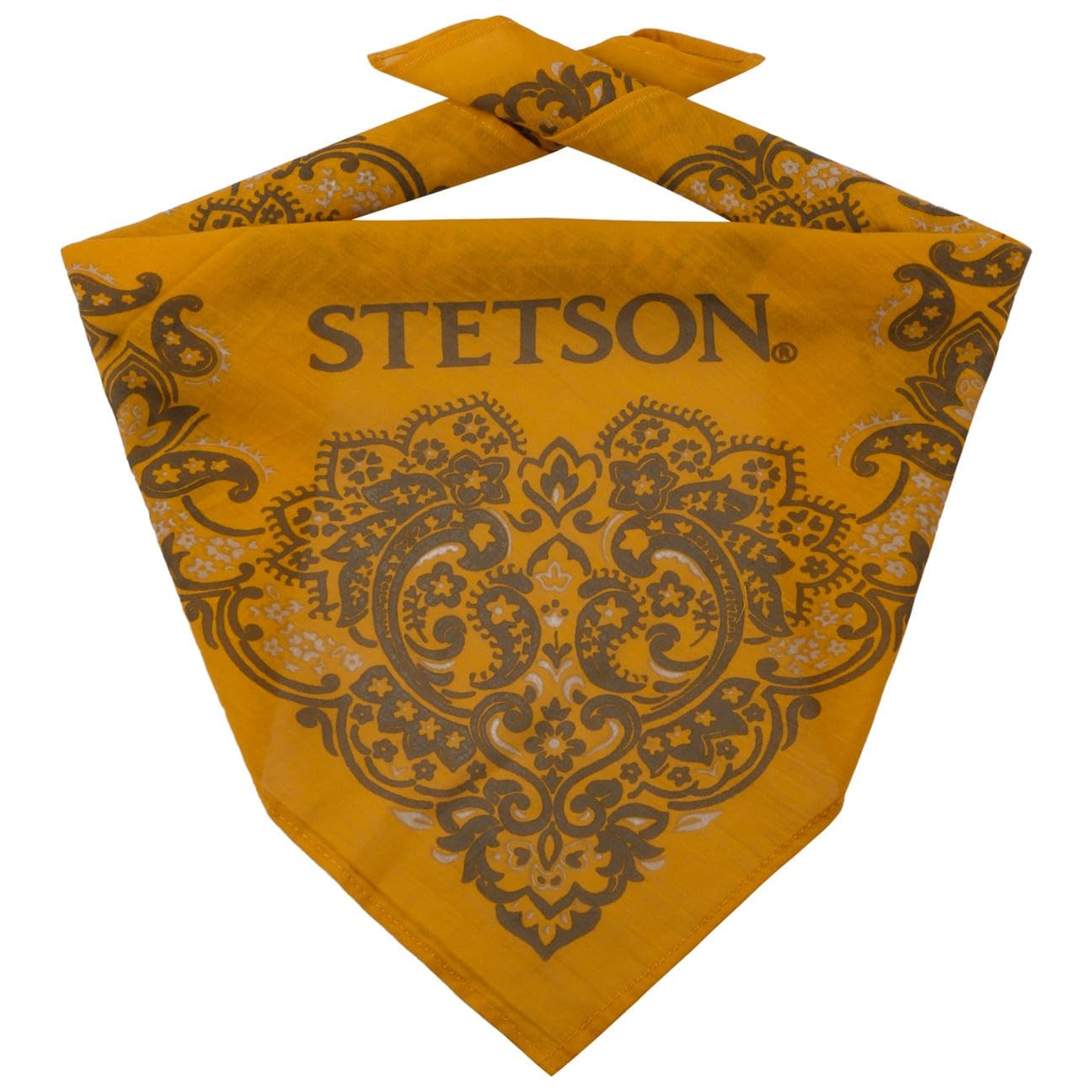 Stetson Paisley Cotton Bandana Classic Pattern Unisex Summer Winter Yellow
