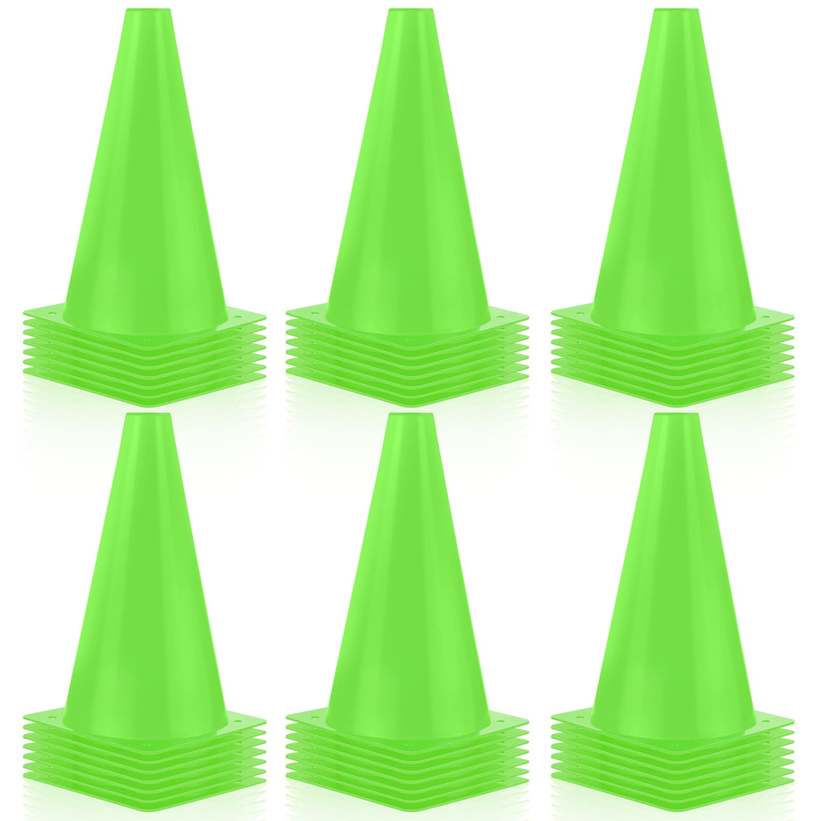 Hoteam 30 Pcs Traffic Cones Plastic Sport Agility Train