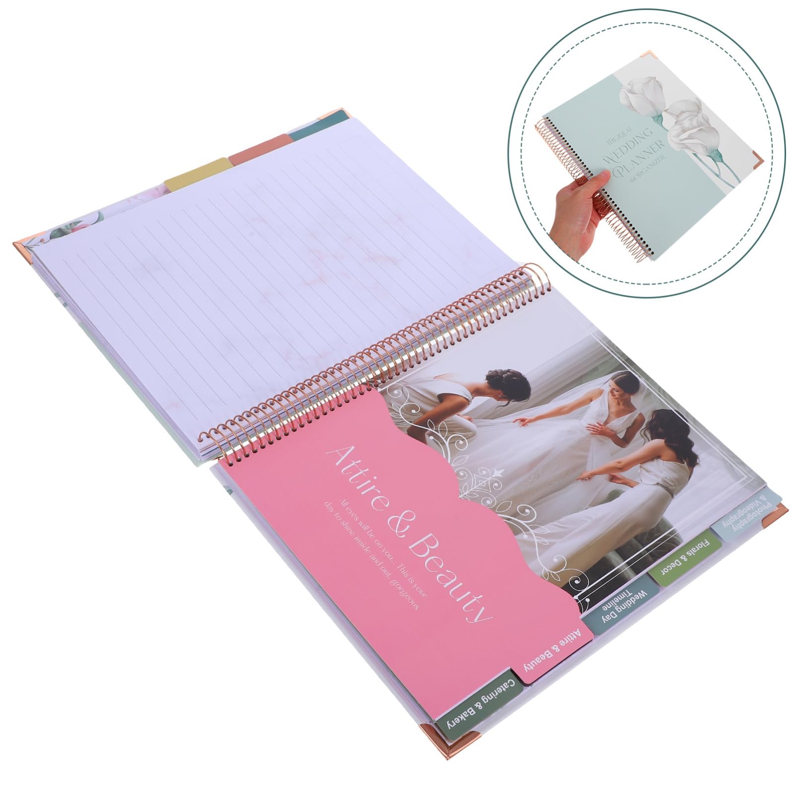 SHOWERORO Hochzeitsplanerbuch Und Organizer Für Braut Hochzeitsplaner Ordner Planung Hochzeitsnotizbuch