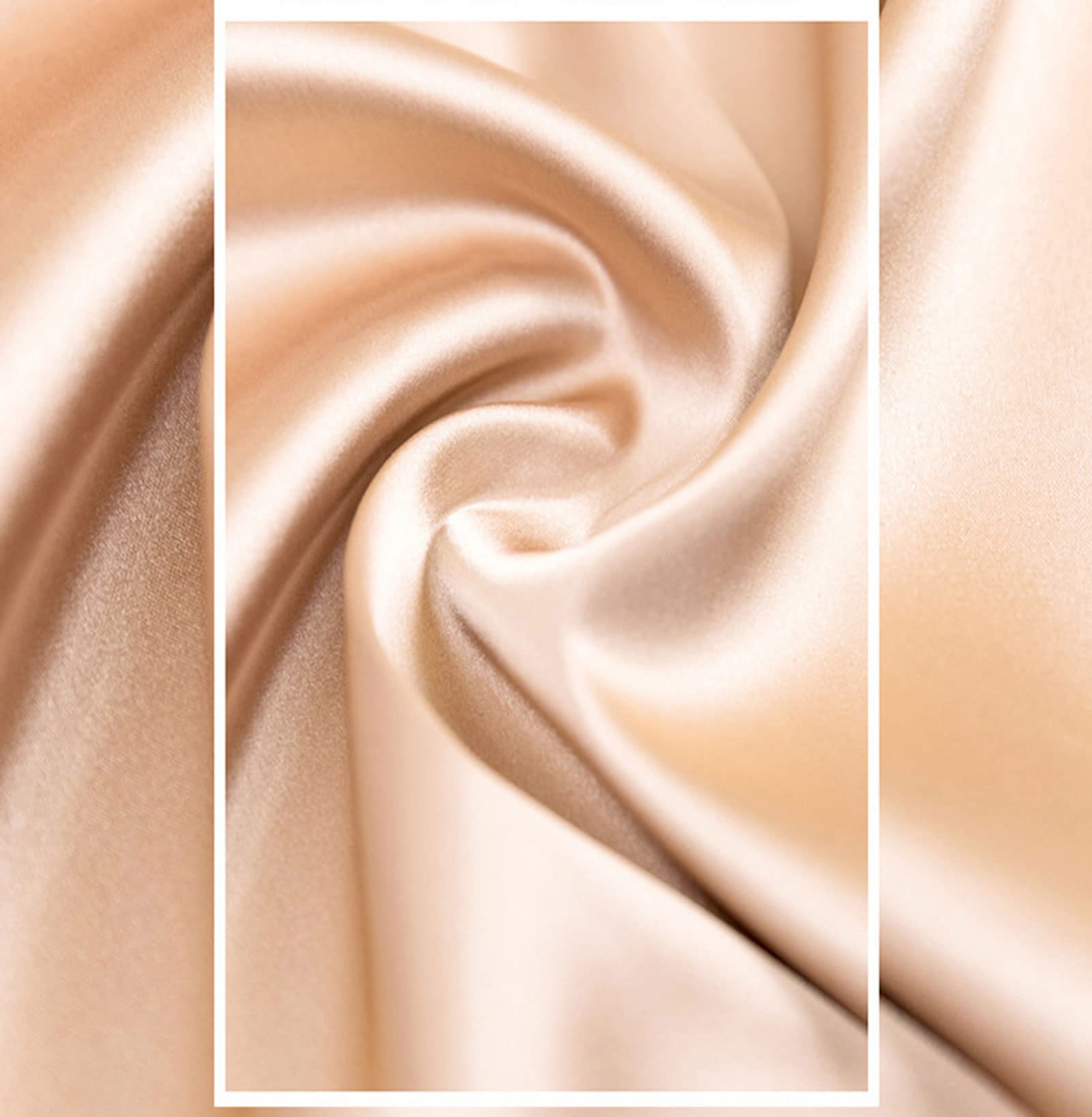 Camisola De Satén De Seda para Mujer, Cuello En V Satén De Seda De Hielo Sexy Delgado Sin Mangas Halter Camisola Básica Sin Respaldo Camiseta Sin Mangas De Encaje Top De Mujer,Champagne,XXL