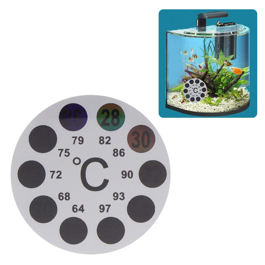 Termometri Fermentazione 5 Pezzi Termometri Acquario Adesivi SEMINISMAR - Strisce LCD Per Acquario O Fermentazione, 5 Pezzi Termometro Neonato - 9