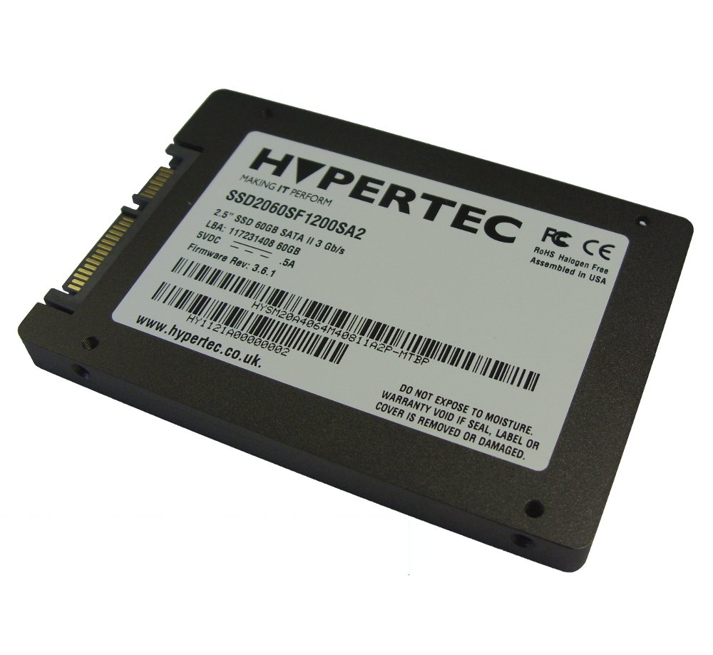 HypertecSSD2200SF2582/S100K Firestorm Enterprise 2.5 inch 200GB 9.5mm SATA Solid State Drive