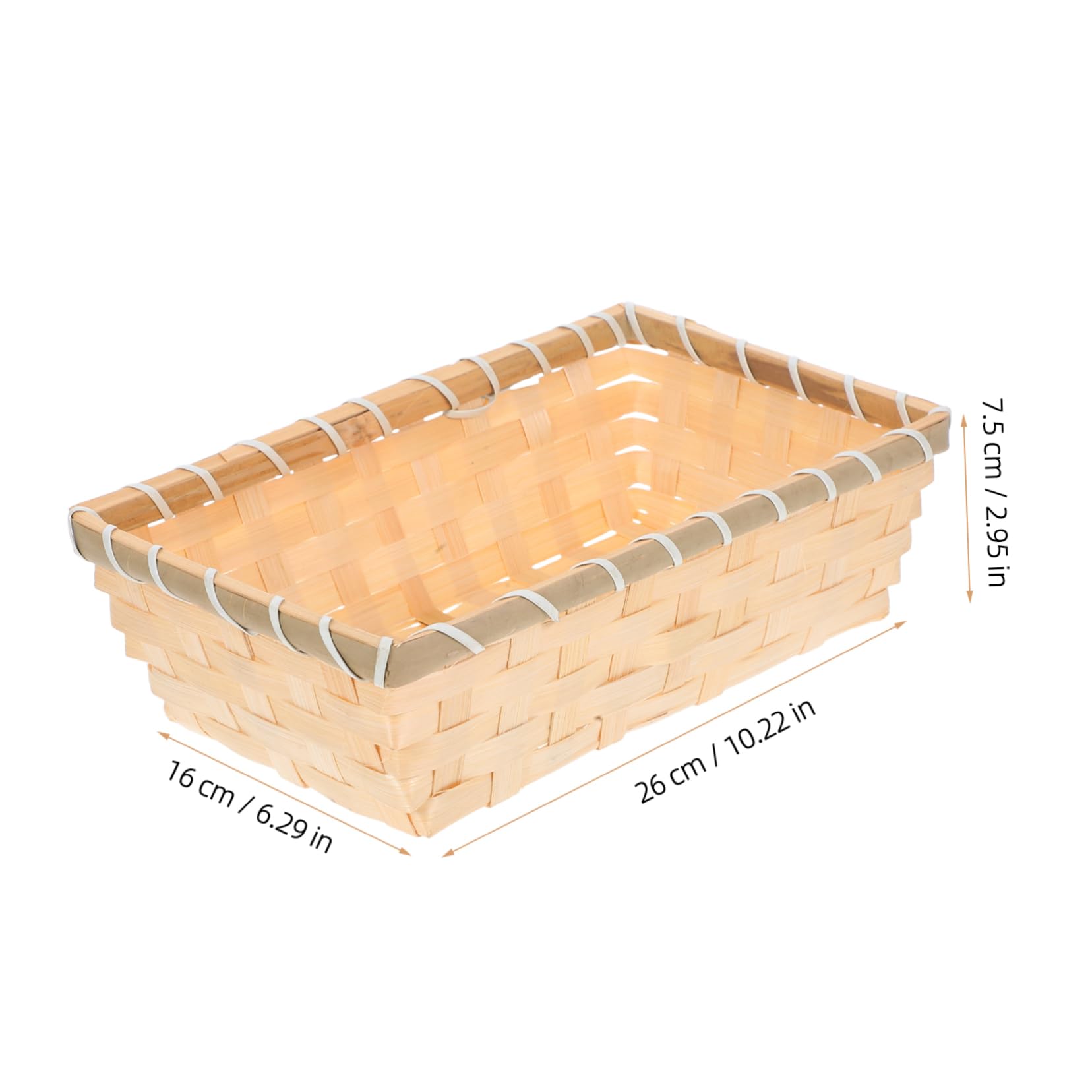 TIDTALEO Storage Basket for Bread Natural Woven Kitchen Basket for Fruits Eggs Sturdy Multiuse Container for Tidy Home Organization Kitchen Holder