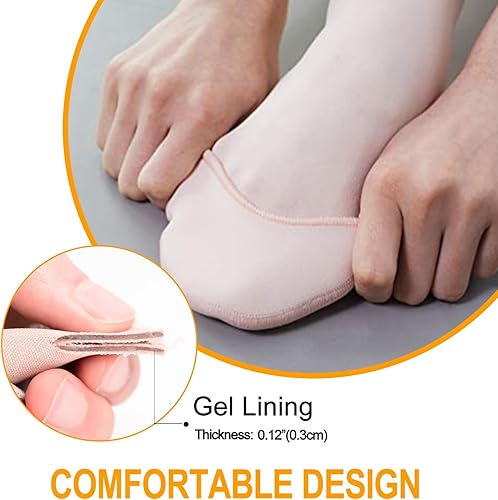 Miniatura 3 de Povihome Almohadillas para proteger los dedos de los pies, cubierta de gel para los dedos de las mujeres 5-7 para talón, ballet, zapatos de punta, 1