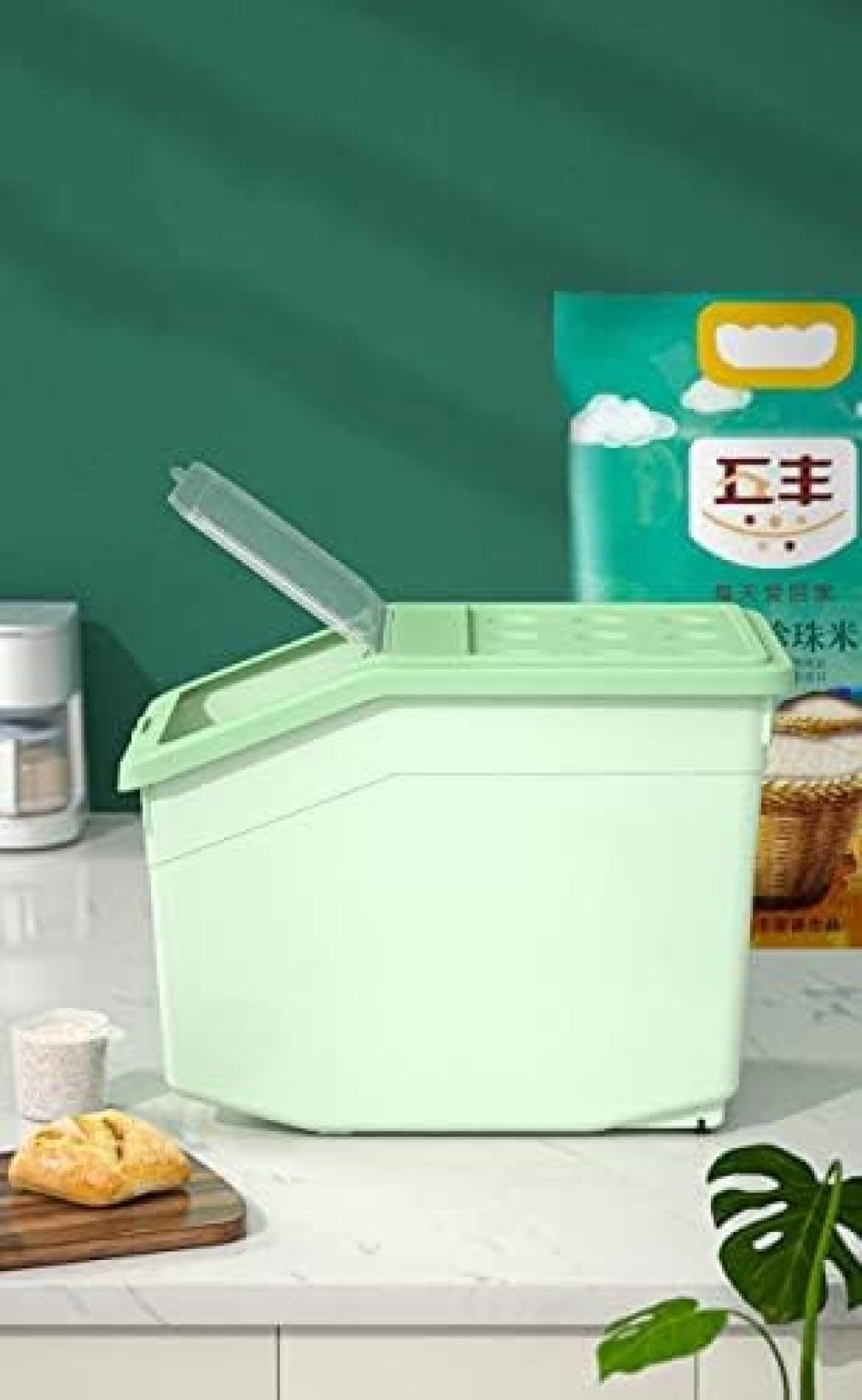 Kitchen rice box, home use, insect proof, tide proof, rice flour, preserved rice, sealed tub, large capacity, kitchen, home use, rice tub, flour, rice container, rice container, rice container, time,
