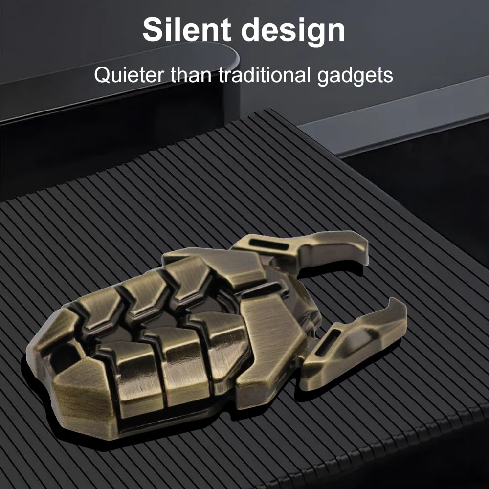 Metallo scarafaggi pushcard giocattoli, Fidget Slider Toy, EDC Giocattoli in Metallo per Adulti, Giochi Alle Dita, Giocattoli Sensoriali per Autismo e ADHD, Regali per Amici e Famiglia
