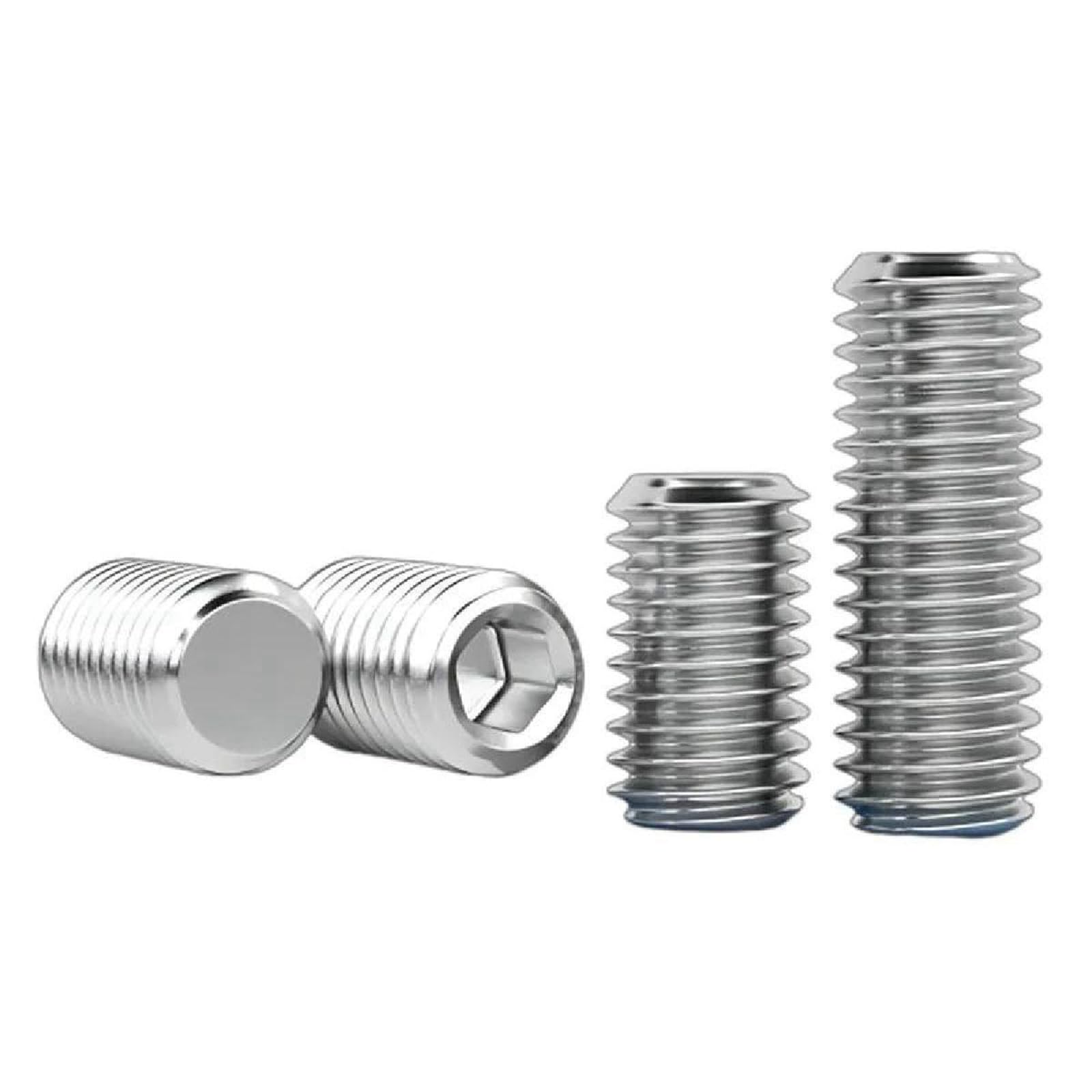 JIEYUZYUO Hex Hexagon Socket Screw M2-M8 10Pcs Allen Head Headless Bolt/10Pcs/M8 *35Mm