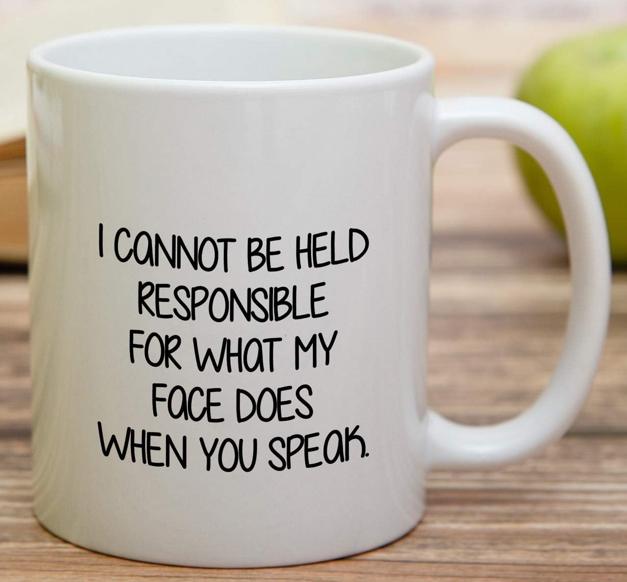 Retreez Funny Mug - I Cannot Be Held Responsible For What My Face Does When You Speak 11 Oz Ceramic Coffee Tea Mugs - Funny, Sarcasm, Sarcastic, birthday gifts for friends, coworkers, sister, brother - Image 4