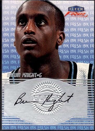 Brevin Knight Card 1999-00 Fleer Focus Fresh Ink #12