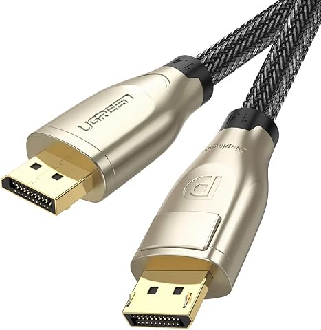Ugreen 8K 60Hz 4K 144Hz v1.4 DisplayPort Görüntü ve Ses Aktarım Kablosu 1 Metre