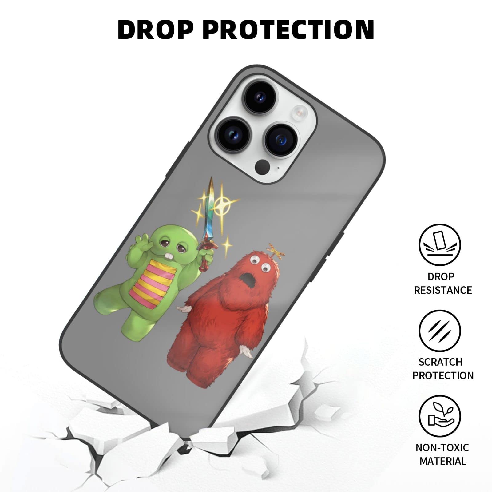 ガチャピンケース Amazon.co.jp: 対応 Iphone 14 ケース ガチャピン (1)背面