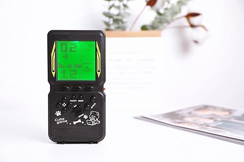 Miniatura 4 de Consola de juegos retro Brick con pantalla grande con retroiluminación verde incorporada, 23 juegos de bloques multimodo, nostalgia clásica,