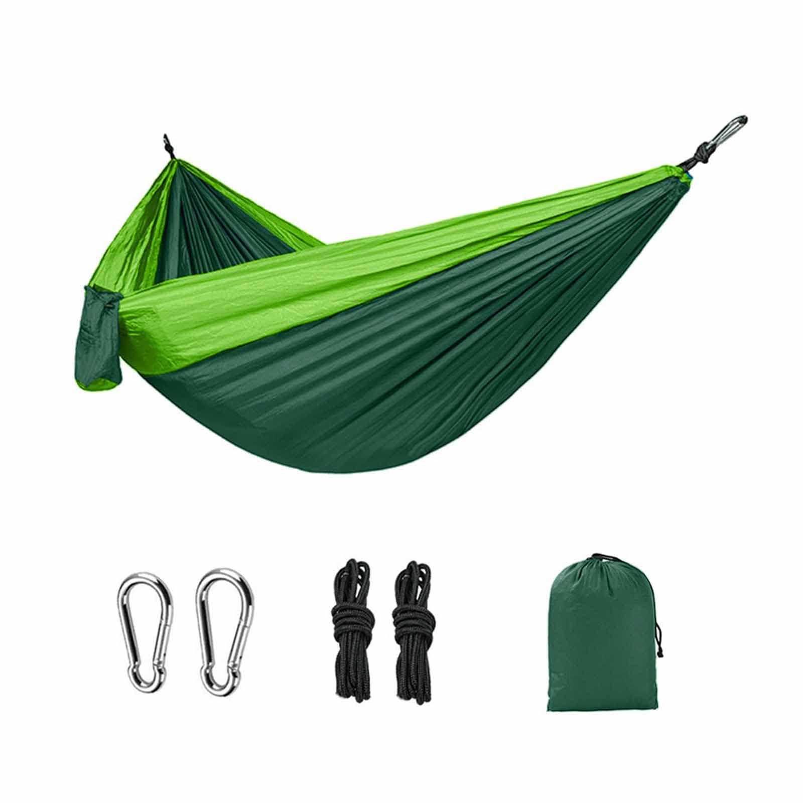 Support De Hamac Robuste 600 LB, Hamac D'extérieur Confortable Extra Large 118 * 78 Pouces, Hamac Simple Empêchant Le Renversement, Parfait pour La Plage, Le Jardin, Le Pique-Nique,Vert