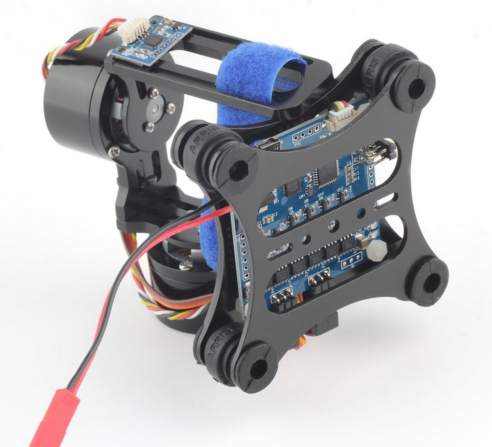 One-Day Sale: Up to 70% Off cjc 2-Axis DJI Phantom Gopro 3 3+ 4 CNC Brushless Motor Camera Gimbal with BGC Controller RTF for DJI Phantom 1 2 3 GoPro Hero3+ Hero3 FPV - Black