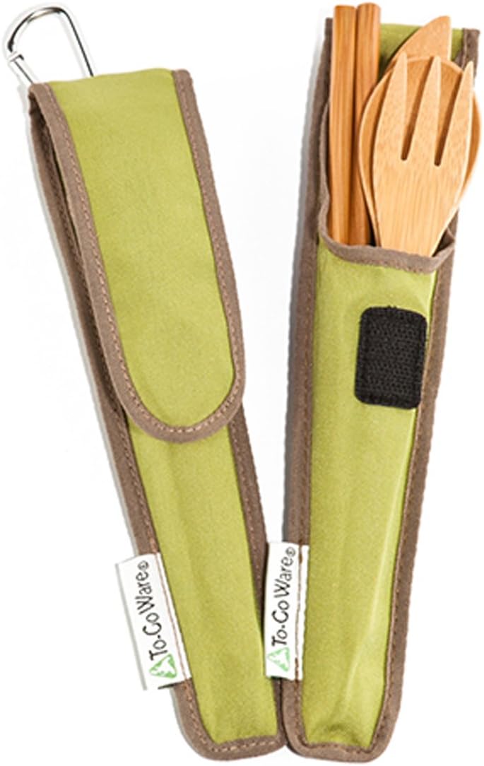 Bamboo Travel Utensils ToGo Ware Utensil Set with