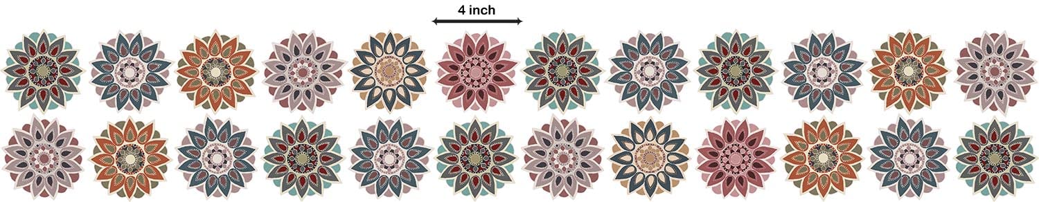 WallDesign Rangoli Stickers - DIY Wall Decor -4