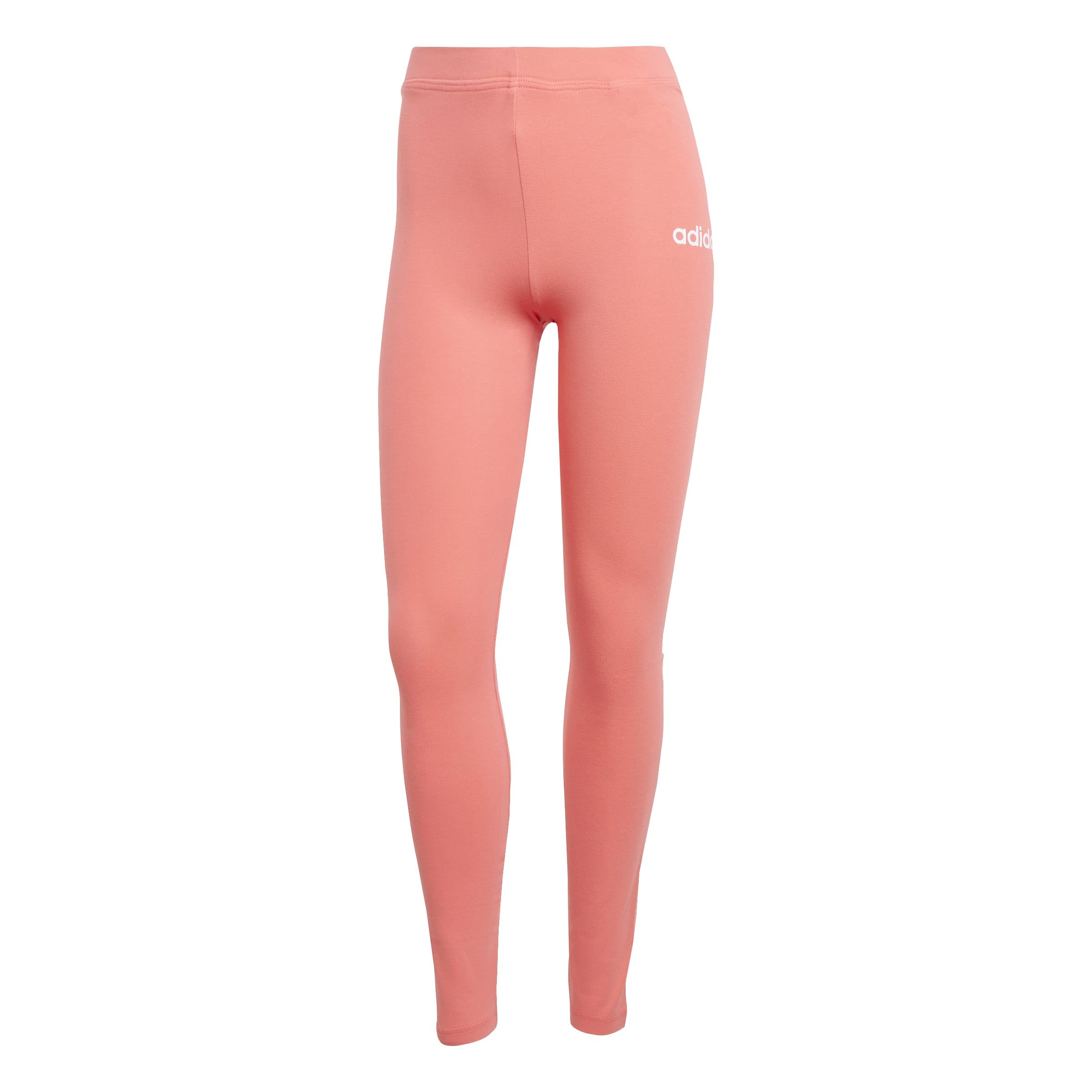 adidas Donna ESSENTIALS LINEAR COTTON LEGGINGS, semi turbo/white, XL