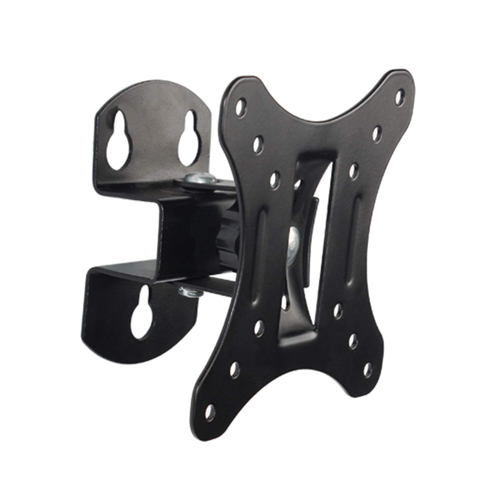 Liu- Supporto da Parete TV 14-24 Pollici Monitor TV di Piccole Dimensioni Staffa Speciale for Montaggio A Parete, Rotazione E Regolazione Dell'inclinazione, Massimo VESA 100x100mm