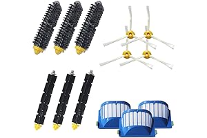 Replacement Kit with Brushes and Filter Suitable for iRobot Roomba 600 Series