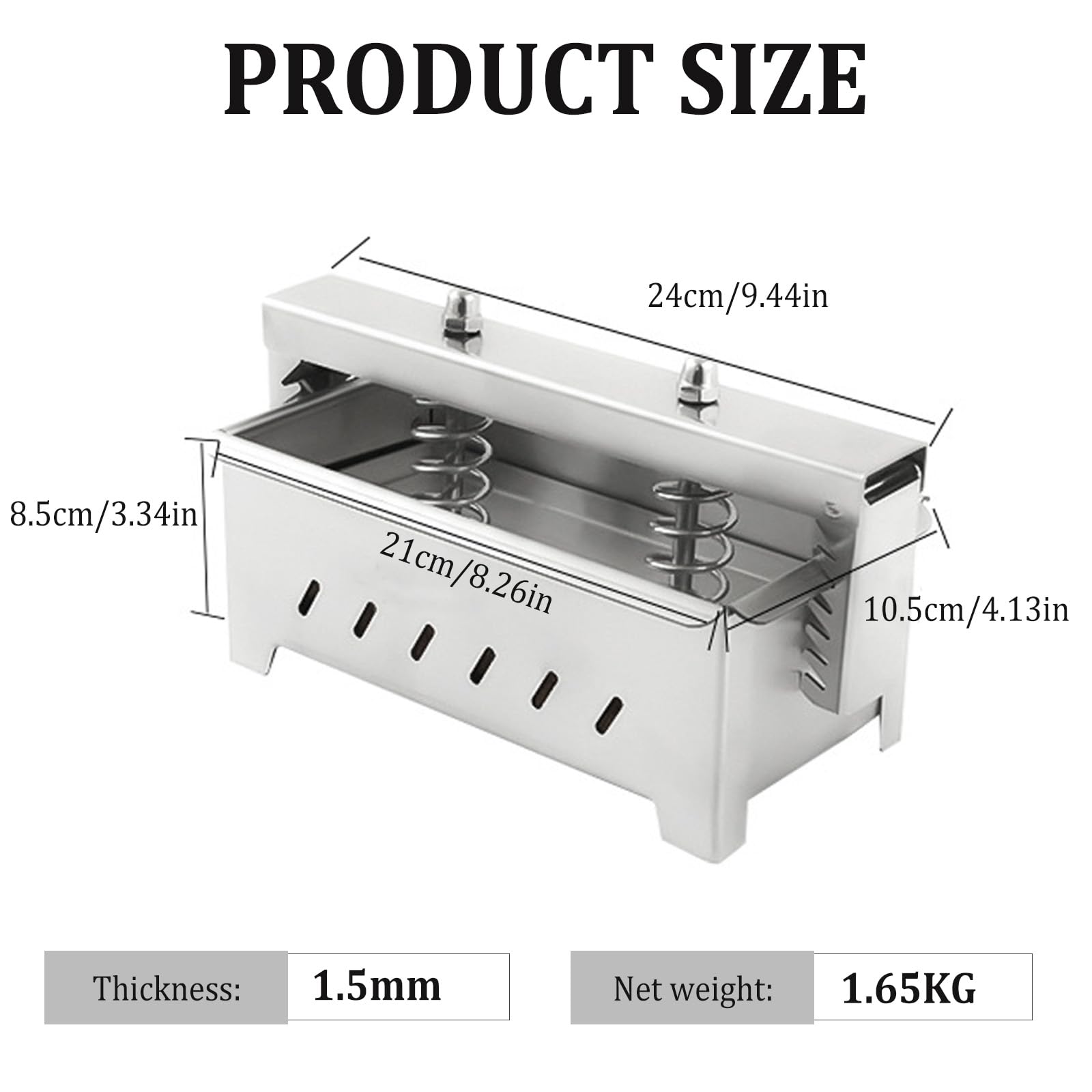 Pressa per carne in acciaio inox