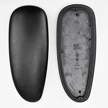 Arm Pads Caps Replacement for Humscale Liberty Office Chair, for Fixed and Height Adjustable Arm, Black Vinyl (1-Pair). (for Fixed Arm.)