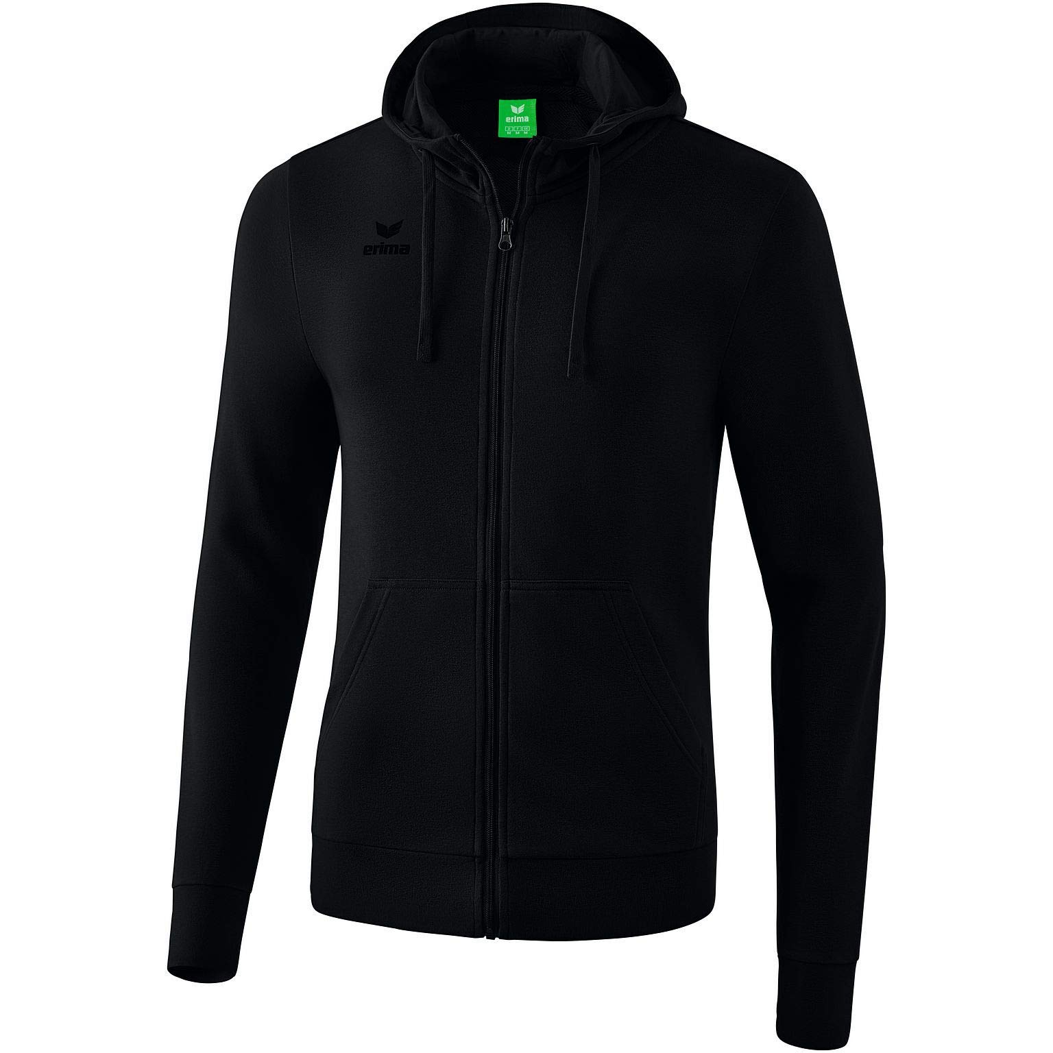 Erima Hooded Sweat Jacket - Black, 152