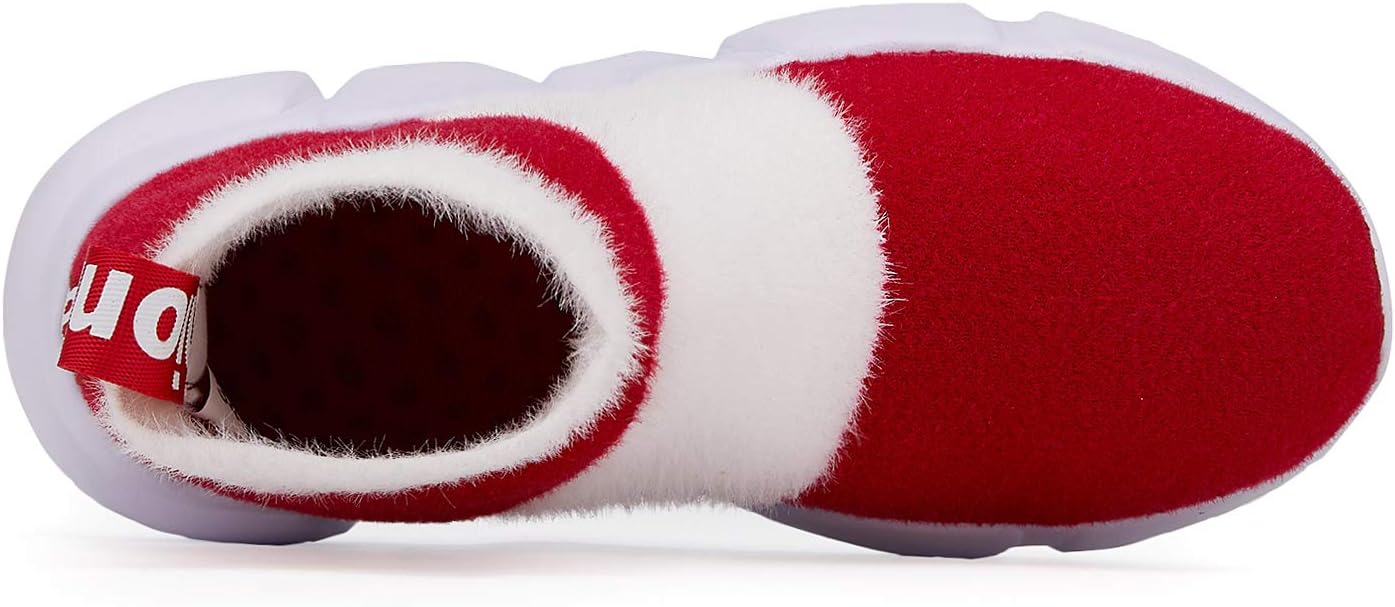 Casbeam Boys and Girls Breathable Lightweight Fashion Casual Sports Walking Shoes Running Sneakers High Top (Toddler/Little Kid Bib Kid) - Image 3