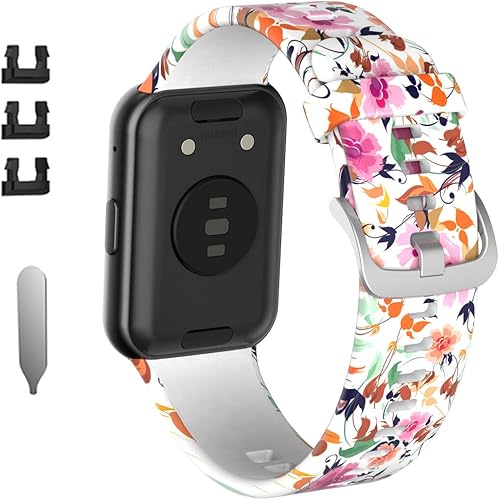 Miniatura 3 de Correa de repuesto para Huawei Watch Fit Band, de silicona suave, compatible con Huawei Watch Fit Smart Watch