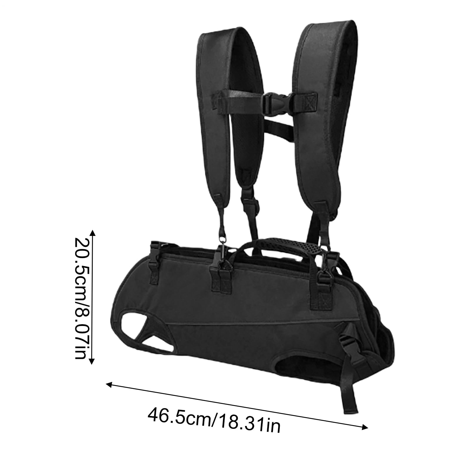 Dog Lift Harness - Portable Dog Backpack | Adjustable Horizontal Pets Sling Leg Support | Wearable Multifunctional Travel Products for Front Support Hiking Travel Biking Cycling Motorcycle