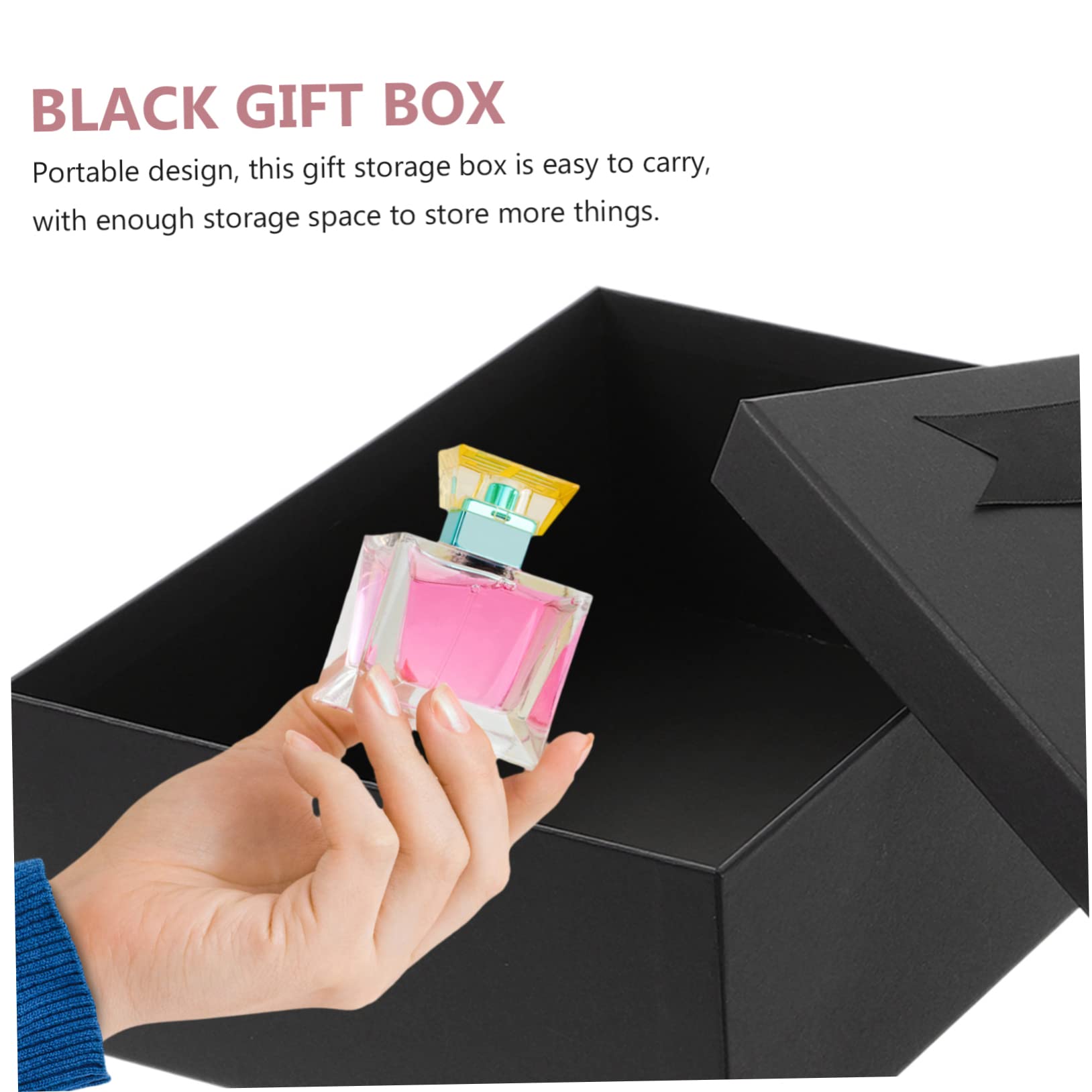 minkissy 2stücke Geschenkbox Aus Kraftpapier Mit Schleife Für Kosmetik Und Accessoires Für Geburtstage Hochzeiten Und Besondere Anlässe