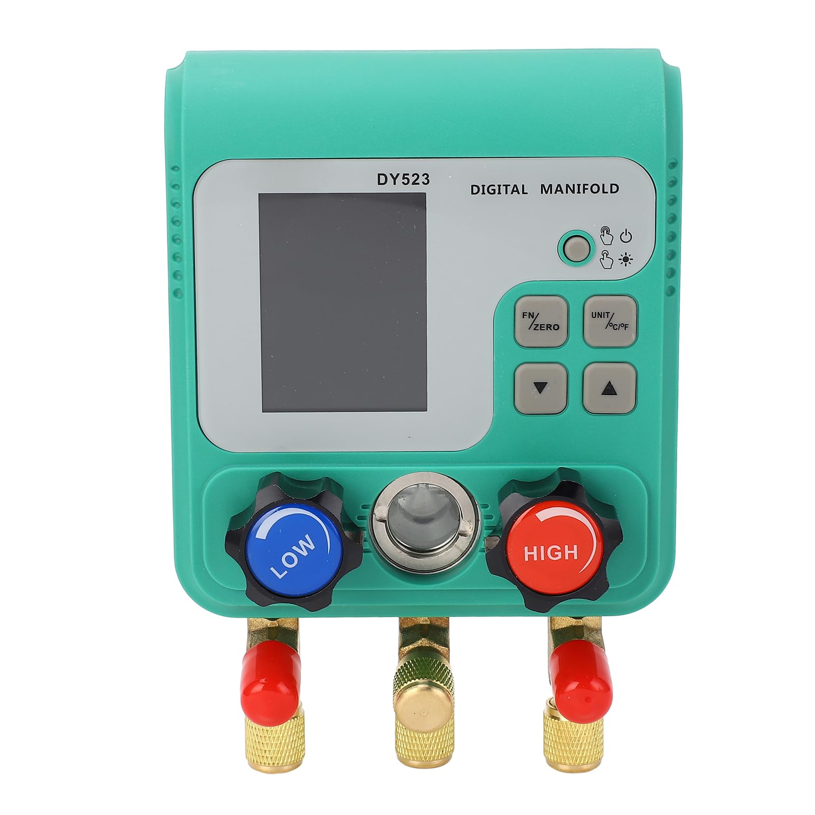 Digital HVAC Manifold Gauge, Digital HVAC Manifold Gauge, High Accuracy Pressure Detecting Air Tightness, Air Conditioning Line Repair Tools