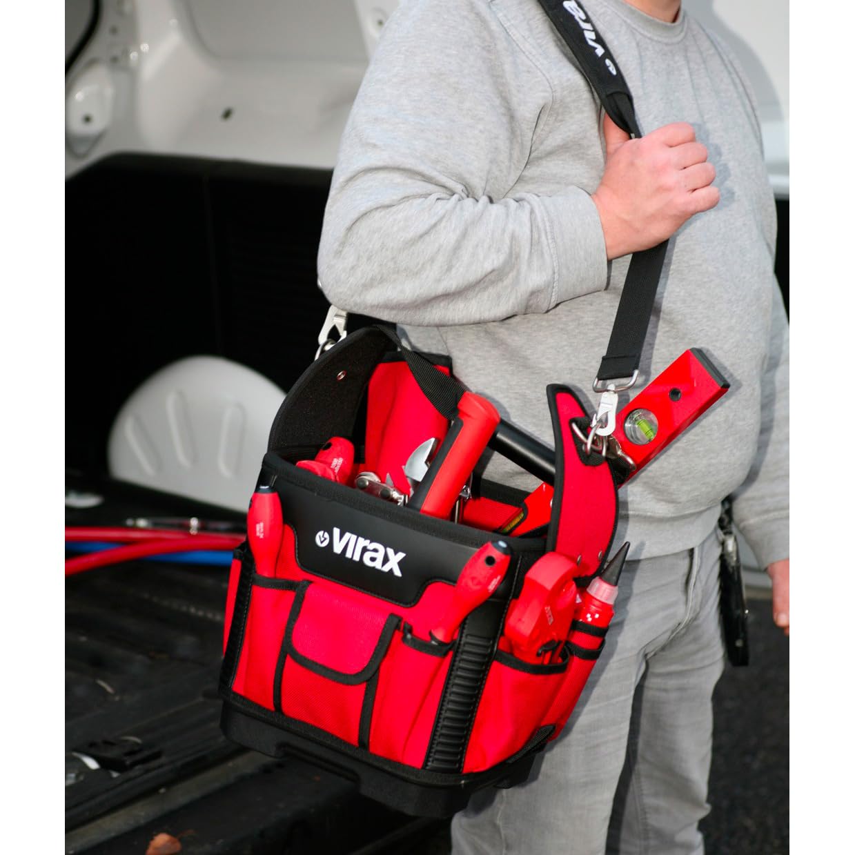 Virax - Sac seau à outils textile charge 15 Kg