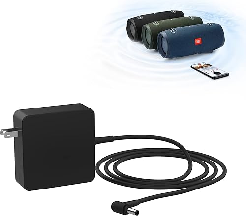 Miniatura 6 de Sqrmekoko Cable de fuente de alimentación de repuesto compatible con Xtreme, Xtreme 2, altavoz inalámbrico portátil Boombox