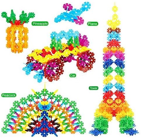 FRATELLI® Building Blocks for Kids - Certified European Saftey Standards (74Pcs Building Blocks Brain Flakes Set Early Education Toy Plastic Building Discs STEM Toy)