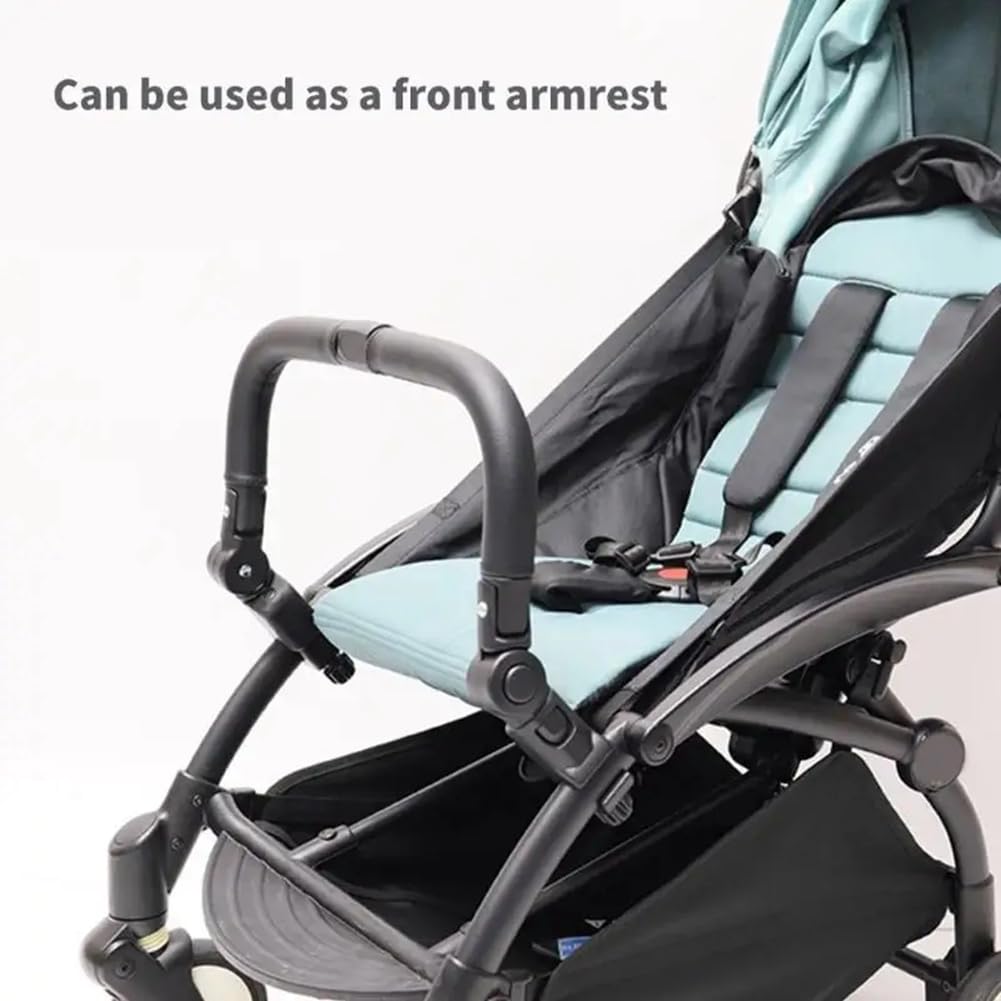 New Adjustable Bumper Bar Replacement Handlebar for Baby Strollers Handle Crossbar Pram Armrest Universal Fit Most Pushchair