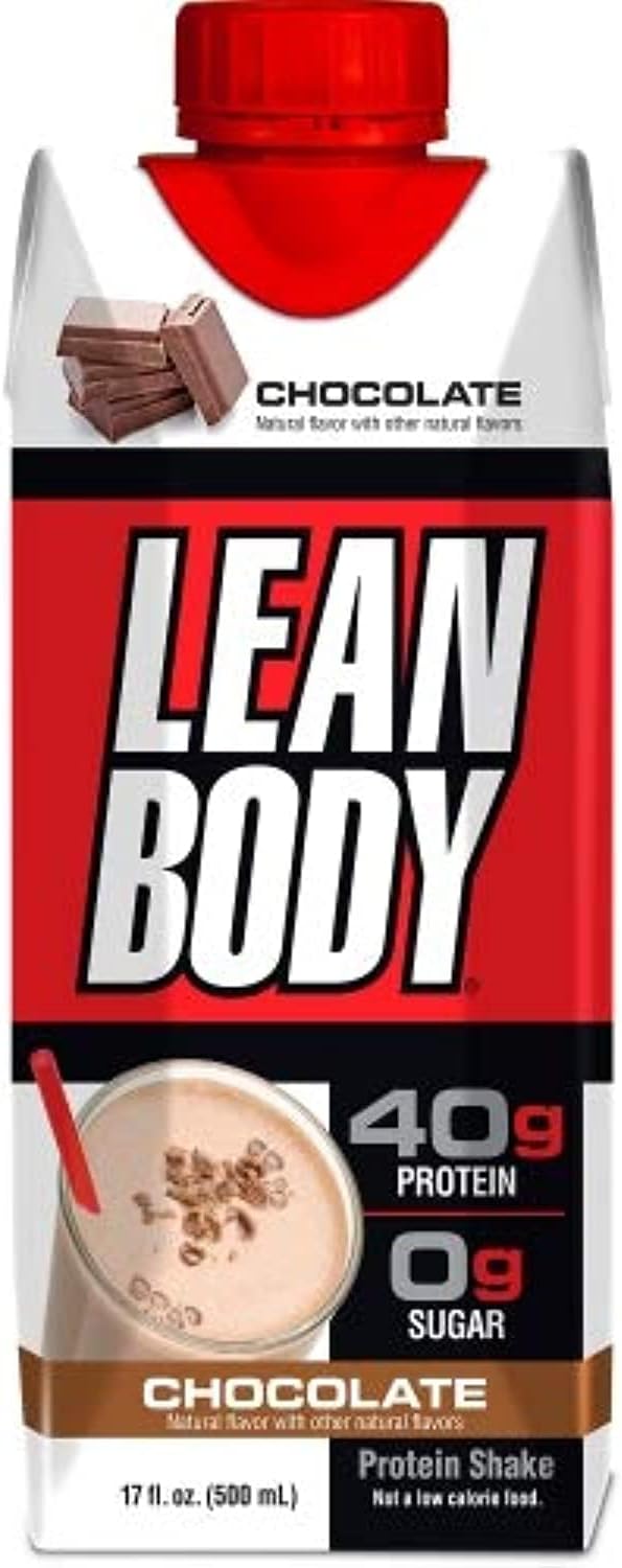 Nutrition, Lean Body, Ready-to-Drink Protein Shake, 17fl.oz (500ml, Chocolate)