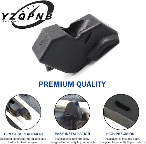 Miniatura 2 de Cojín de goma para parachoques de puerta trasera compatible con Ford F150 2015-2022 con caja de 5.5 pies, lado izquierdo del conductor y lado