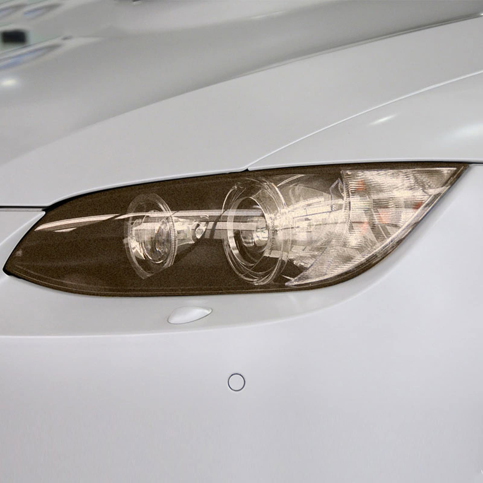 今日の超目玉】 BMW E90セダン ヘッドライトカバー スモーク 2P 新品