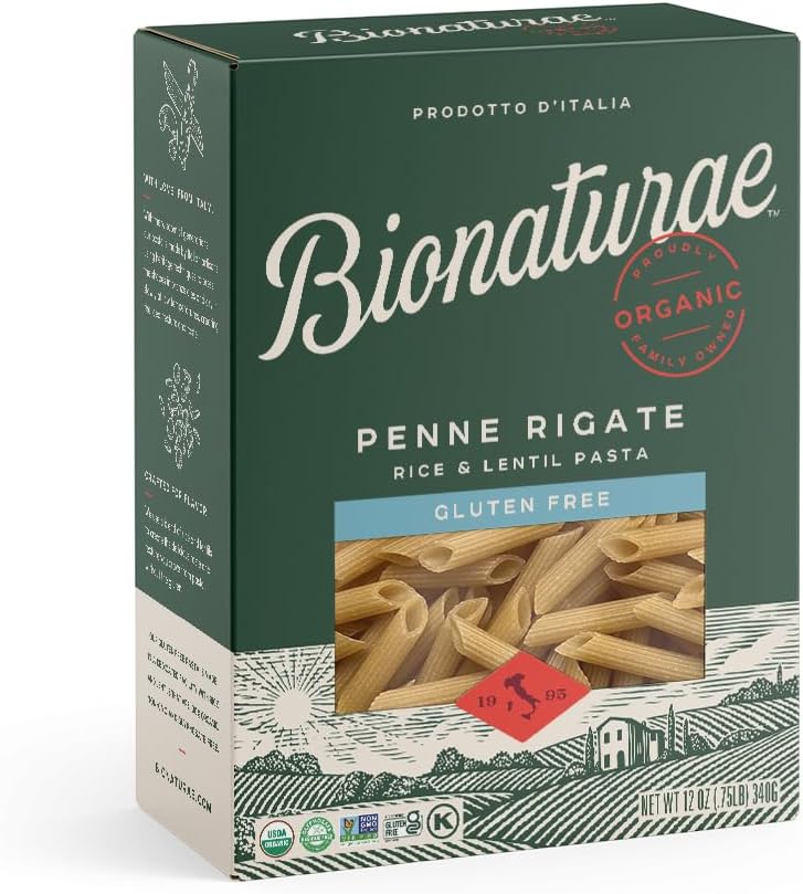 Bionaturae Rigatoni Pasta Noodles Gluten Free Rigatoni