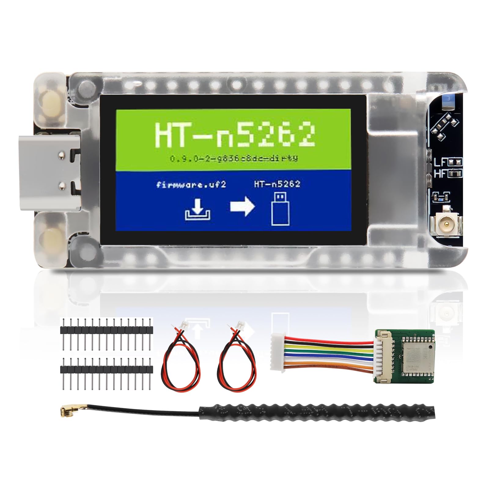 Mesh Node T114 V2 Lorawan per Meshtastic Modulo Binghe Tracker nRF52840 LoRaWAN con 1,9" TFT-Display 863-928MHz BLE/Wifi Compatibile con Arduino
