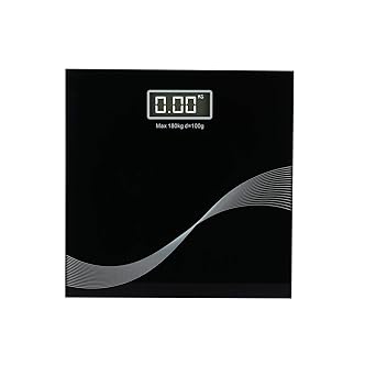 JM SELLER Electronic Thick Tempered Glass LCD Display Digital Personal Bathroom Health Body Weight Weighing Scales For Body Weight, Weight Scale Digital For Human Body
