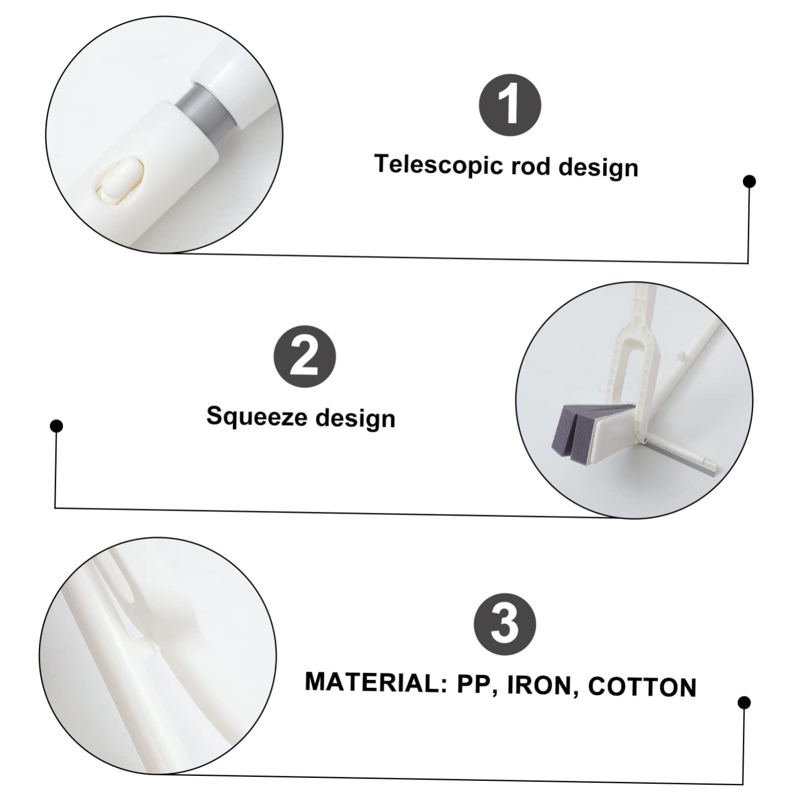 Gatuida Fregonas De Microfibra para Limpieza De Suelos Fregona Pequeña De Tamaño Infantil para Baño