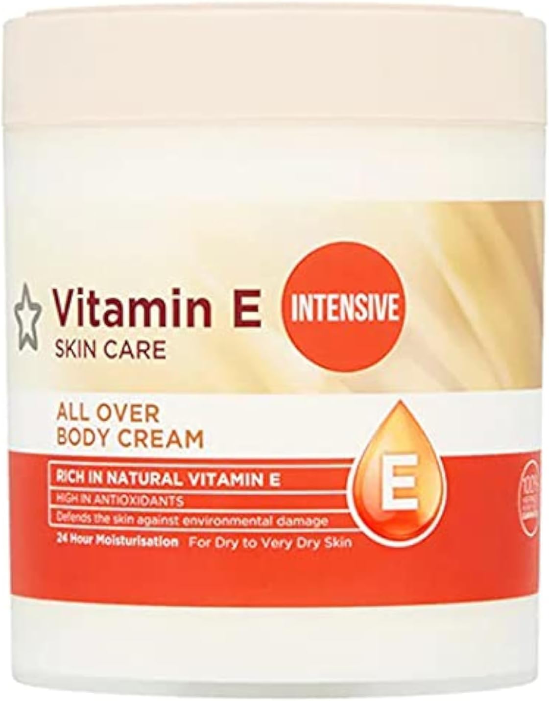 Superdrug Vitamin E Intensive All Over Body Cream 475ml